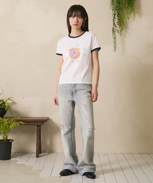 FDR(エフディーアール)の「Womans Vintage Boots Cut Denim Jeans Blue(デニムパンツ・レディース・その他・SMALL/MEDIUM)」の1枚目の写真