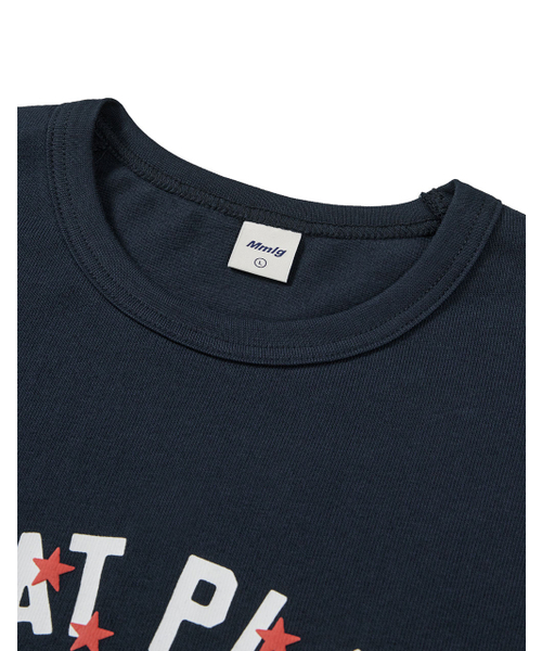 MMLG（エムエムエルジー）の「[Mmlg] PLAY HEAVY HF-T (AUTHENTIC NAVY)（Tシャツ/カットソー・レディース・その他・X-SMALL/SMALL/MEDIUM/LARGE/X-LARGE）」の3枚目の写真