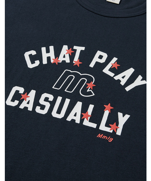 MMLG（エムエムエルジー）の「[Mmlg] PLAY HEAVY HF-T (AUTHENTIC NAVY)（Tシャツ/カットソー・レディース・その他・X-SMALL/SMALL/MEDIUM/LARGE/X-LARGE）」の4枚目の写真