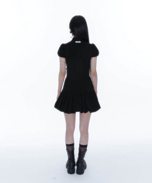 KASHIKO(カシコ)の「Puff Preppy Mini Dress Black(ワンピース・レディース・その他・SMALL/MEDIUM)」の5枚目の写真