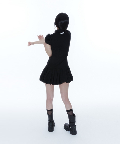 KASHIKO(カシコ)の「Puff Preppy Mini Dress Black(ワンピース・レディース・その他・SMALL/MEDIUM)」の6枚目の写真