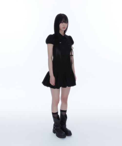 KASHIKO(カシコ)の「Puff Preppy Mini Dress Black(ワンピース・レディース・その他・SMALL/MEDIUM)」の8枚目の写真