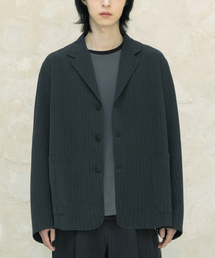 BEGIN202（ビギン202）の「アンコンストラクテッドジャケット [チャコールストライプ]（テーラードジャケット）」
