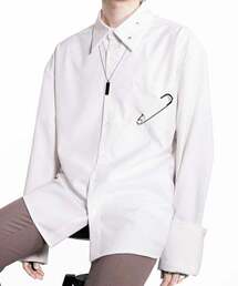 ACHA（アチャ）の「ワイドカフスシャツ _ ホワイト（シャツ/ブラウス）」