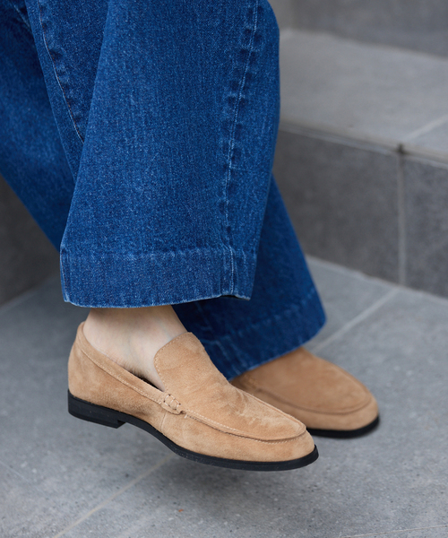 SLOBE IENA(スローブイエナ)の「SLOBE スウェードローファー(ローファー・レディース・ベージュ・24.5cm/24cm/23.5cm/23cm/22.5cm)」の5枚目の写真