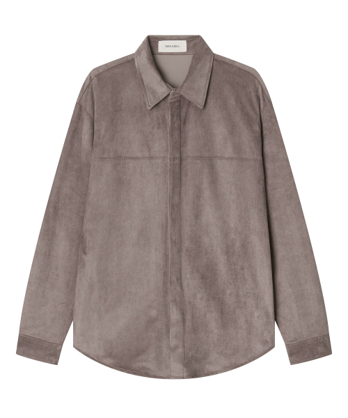 MAYVERU（メイバーユー）の「Geta Suede Jacket _ Brown（シャツ/ブラウス・レディース・その他・FREE）」の8枚目の写真