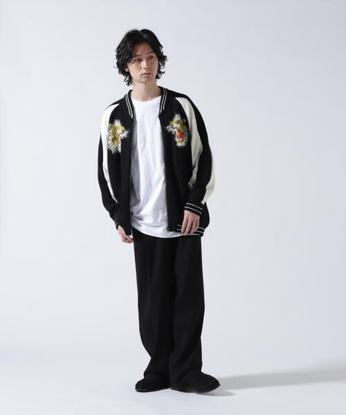 amok(アモク)の「amok /アモク/SOUVENIOR KNIT JACKET(ニット/セーター・メンズ・ブラック/ネイビー・F)」の5枚目の写真
