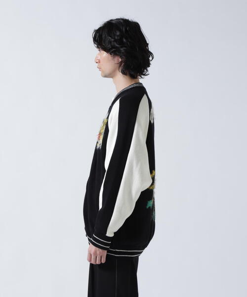 amok(アモク)の「amok /アモク/SOUVENIOR KNIT JACKET(ニット/セーター・メンズ・ブラック/ネイビー・F)」の6枚目の写真