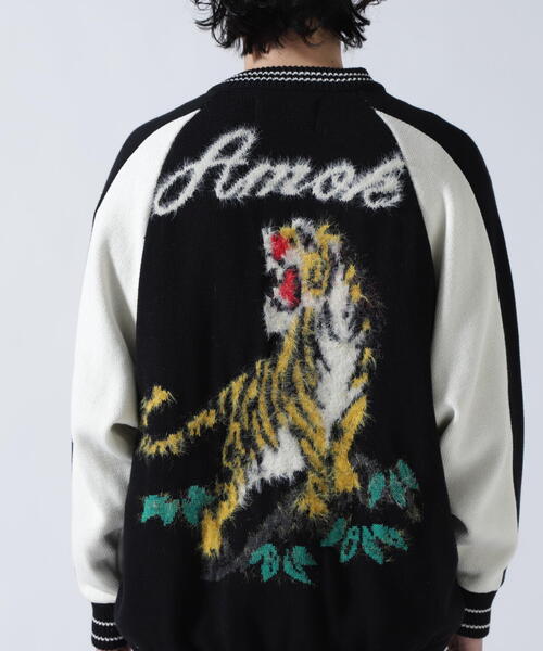 amok(アモク)の「amok /アモク/SOUVENIOR KNIT JACKET(ニット/セーター・メンズ・ブラック/ネイビー・F)」の11枚目の写真
