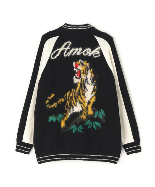 amok(アモク)の「amok /アモク/SOUVENIOR KNIT JACKET(ニット/セーター・メンズ・ブラック/ネイビー・F)」の13枚目の写真