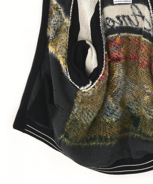 amok(アモク)の「amok /アモク/SOUVENIOR KNIT JACKET(ニット/セーター・メンズ・ブラック/ネイビー・F)」の14枚目の写真