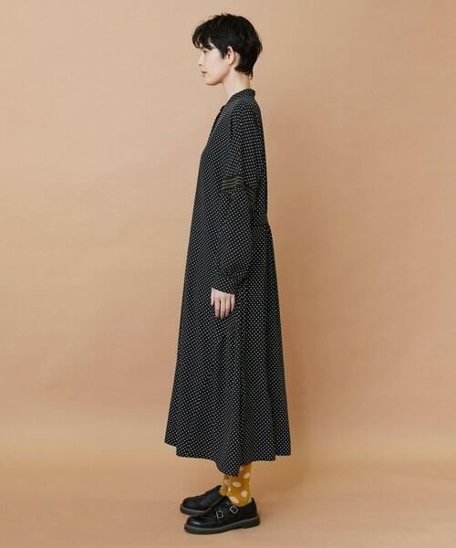 FRAPBOIS（フラボア）の「スプラッシュドット ワンピース（ワンピース・レディース・ブラック/ネイビー・0/1）」の4枚目の写真
