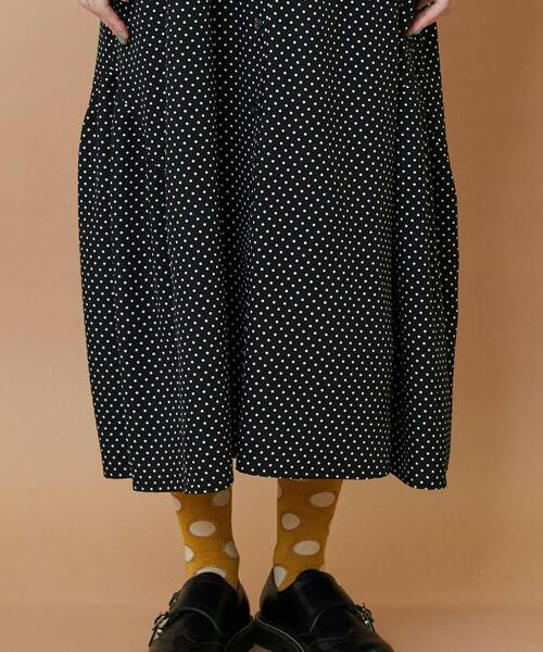 FRAPBOIS（フラボア）の「スプラッシュドット ワンピース（ワンピース・レディース・ブラック/ネイビー・0/1）」の11枚目の写真