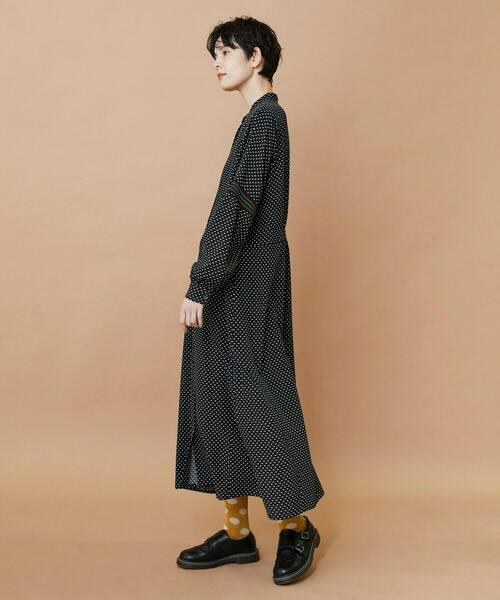FRAPBOIS（フラボア）の「スプラッシュドット ワンピース（ワンピース・レディース・ブラック/ネイビー・0/1）」の13枚目の写真