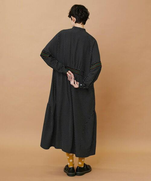 FRAPBOIS（フラボア）の「スプラッシュドット ワンピース（ワンピース・レディース・ブラック/ネイビー・0/1）」の14枚目の写真
