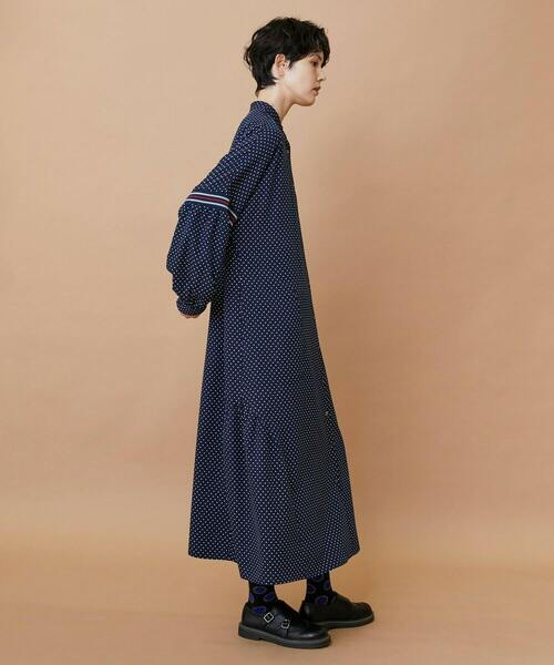 FRAPBOIS（フラボア）の「スプラッシュドット ワンピース（ワンピース・レディース・ブラック/ネイビー・0/1）」の19枚目の写真