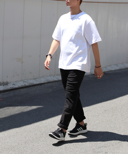 SAINTCREW（セントクルー）の「セミスリムフィット 切り替え スラックスパンツ CS-301 ブラック（その他パンツ・メンズ・その他・LARGE/MEDIUM/X-LARGE）」の3枚目の写真