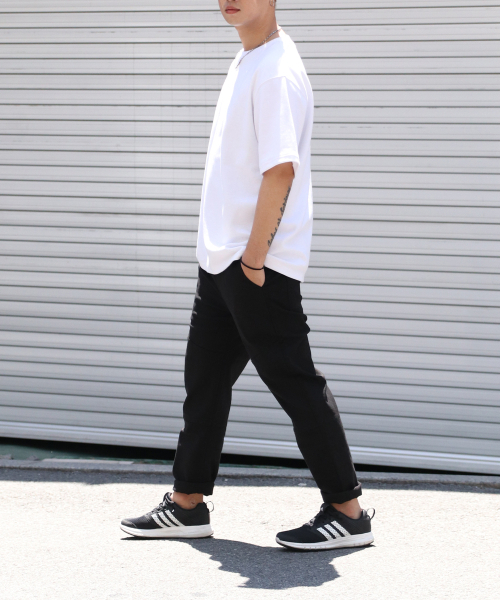 SAINTCREW（セントクルー）の「セミスリムフィット 切り替え スラックスパンツ CS-301 ブラック（その他パンツ・メンズ・その他・LARGE/MEDIUM/X-LARGE）」の6枚目の写真