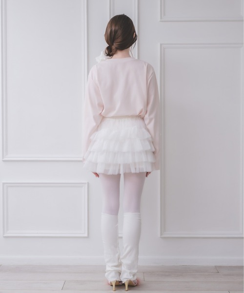 Lolime by mellfy memory(ロリミー バイ メルフィーメモリー)の「tiered mini tutu skirt(スカート・レディース・ホワイト/ピンク・MEDIUM/X-LARGE)」の10枚目の写真