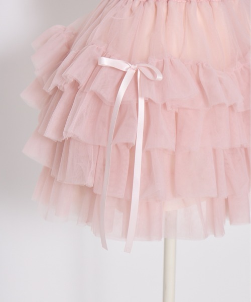 Lolime by mellfy memory(ロリミー バイ メルフィーメモリー)の「tiered mini tutu skirt(スカート・レディース・ホワイト/ピンク・MEDIUM/X-LARGE)」の18枚目の写真