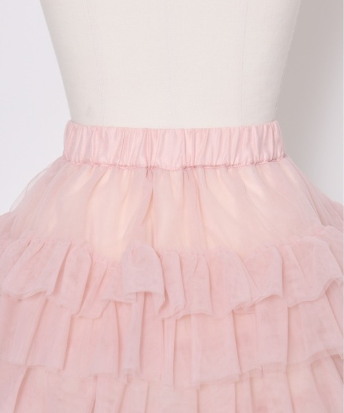 Lolime by mellfy memory(ロリミー バイ メルフィーメモリー)の「tiered mini tutu skirt(スカート・レディース・ホワイト/ピンク・MEDIUM/X-LARGE)」の19枚目の写真