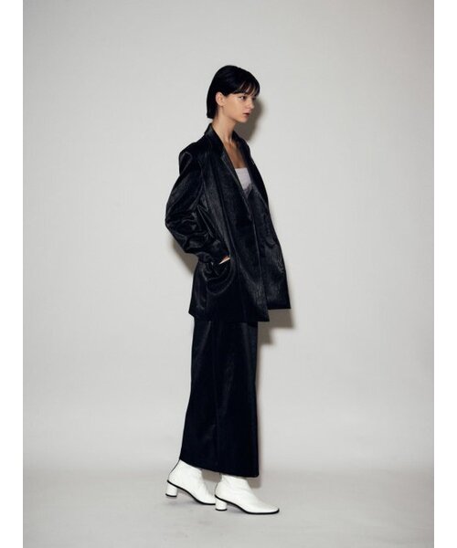 LUNECAVE(ルン ケイブ)の「LEATHERETTE LOOSE FIT JACKET(ライダースジャケット・レディース・その他・SMALL/MEDIUM)」の3枚目の写真