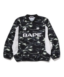 A BATHING APE | SCREEN CAMO FOOTBALL LOGO RELAXED FIT CREWNECK SWEATSHIRT(スウェット)