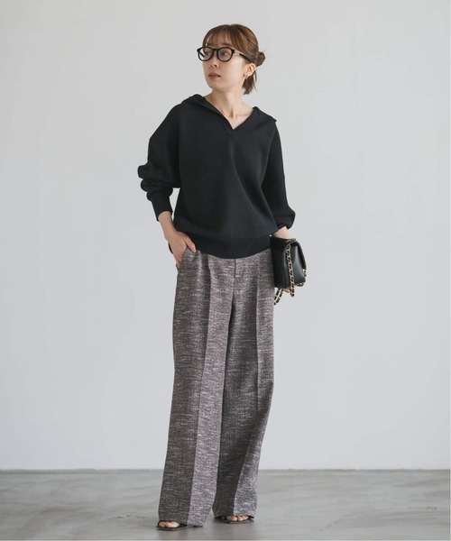 セール】《追加》接結タック編みフードプルオーバー2（ニット/セーター