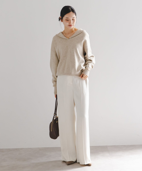 NOBLE 接結タック編みフードプルオーバー 追加》接結タック編みフードプルオーバー2（ニット／セーター）｜NOBLE