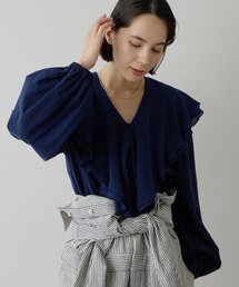 Whim Gazette | ローンフリルブラウス(シャツ/ブラウス)