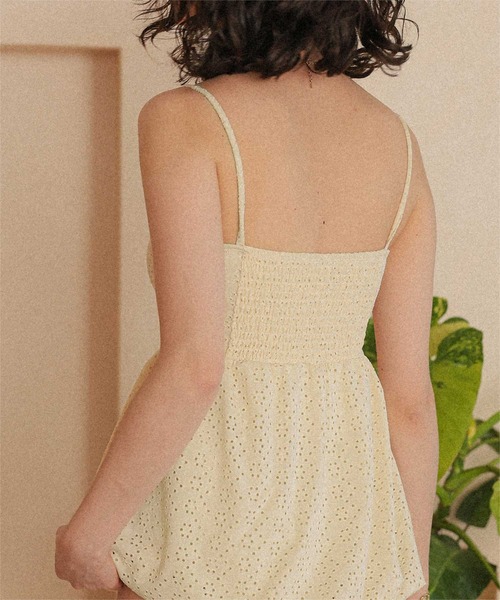 titivate（ティティベイト）の「バルーンペプラムビキニ/セット水着（水着・レディース・オフホワイト/ブラック/イエロー・XL/L/M/S）」の20枚目の写真