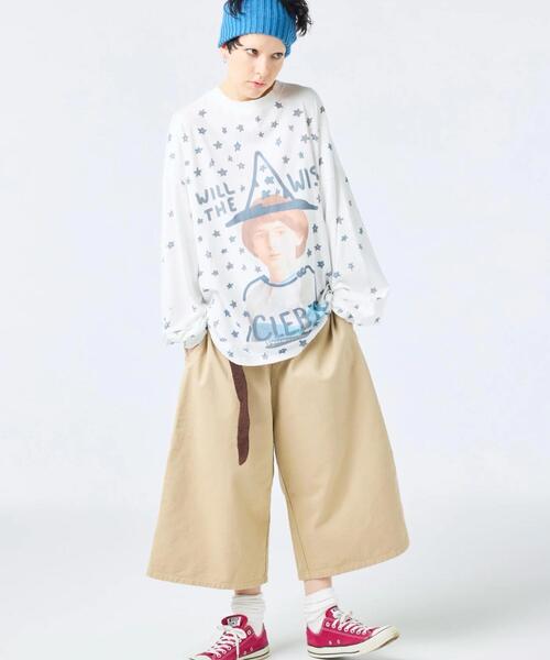 Little sunny bite(リトルサニーバイト)の「littlesunnybite/リトルサニーバイト/stranger things x little sunny bite will long tee(Tシャツ/カットソー・レディース・ピンク/ホワイト/ブルー・M/S)」の5枚目の写真