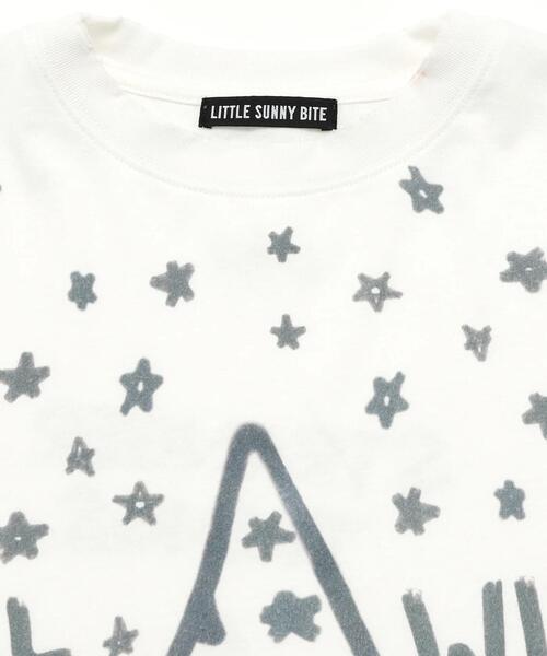 Little sunny bite(リトルサニーバイト)の「littlesunnybite/リトルサニーバイト/stranger things x little sunny bite will long tee(Tシャツ/カットソー・レディース・ピンク/ホワイト/ブルー・M/S)」の6枚目の写真