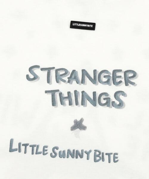 Little sunny bite(リトルサニーバイト)の「littlesunnybite/リトルサニーバイト/stranger things x little sunny bite will long tee(Tシャツ/カットソー・レディース・ピンク/ホワイト/ブルー・M/S)」の7枚目の写真