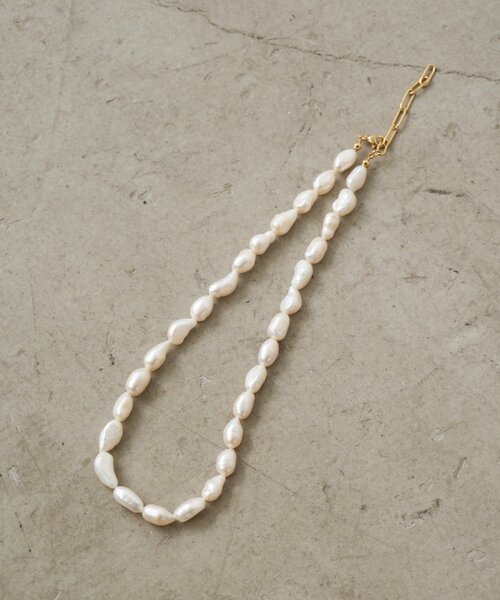 LOUNGEDRESS(ラウンジドレス)の「【GALENA/ガレナ】大粒パールネックレス(ネックレス・レディース・オフホワイト・FREE)」の1枚目の写真