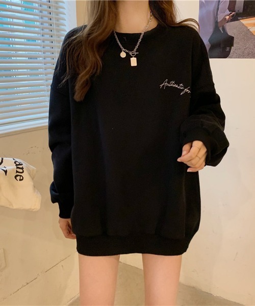 Flugge(フラッジー)の「オーバーロゴスウェット(スウェット・レディース・ブラック/アイボリー・LARGE/MEDIUM)」の3枚目の写真