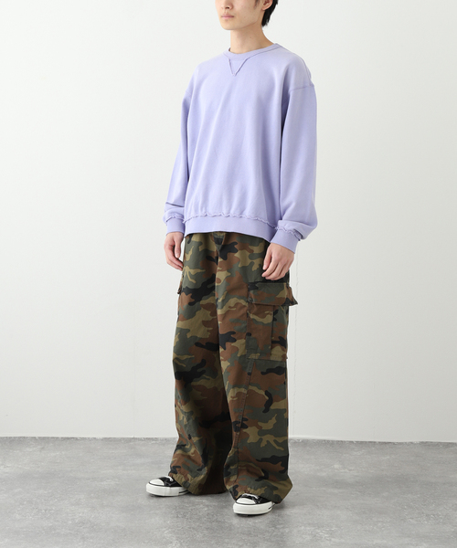 JOURNAL STANDARD（ジャーナルスタンダード）の「3D ミリタリー ジャングル ファティーグ 6ポケット カモ柄 パンツ（カーゴパンツ・メンズ・カーキ/ライトグレー・LARGE/MEDIUM）」の10枚目の写真