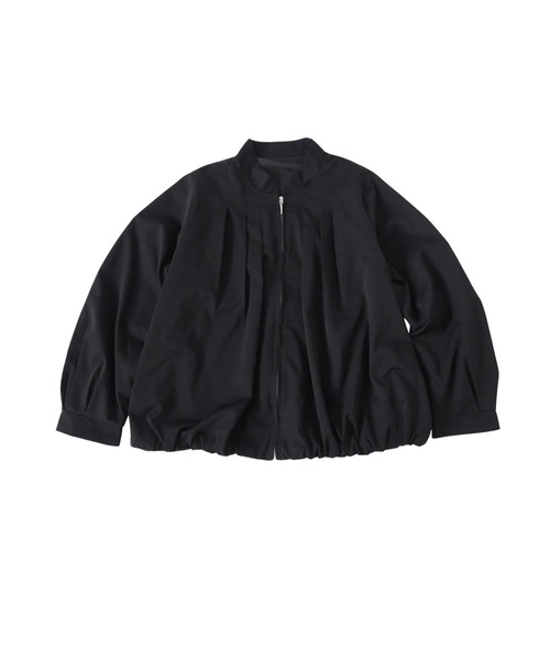 antiqua（アンティカ）の「タックブルゾン（ブルゾン・レディース・ブラック/ナチュラル・ONESIZE）」の12枚目の写真