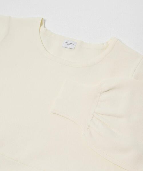 URBAN RESEARCH DOORS（アーバンリサーチドアーズ）の「ペプラムKNIT（ニット/セーター・レディース・オフホワイト/ブラック・FREE）」の18枚目の写真