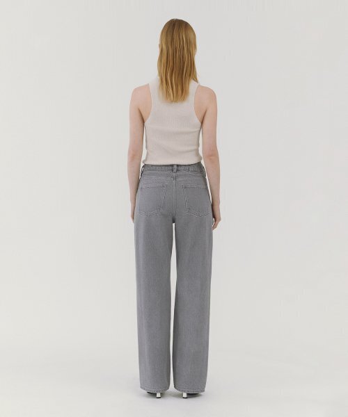 GOODDEN（グーデン）の「[GDWD04] Wide Gray_Standard（デニムパンツ・レディース・その他・32inch/30inch/28inch/24inch/26inch）」の5枚目の写真
