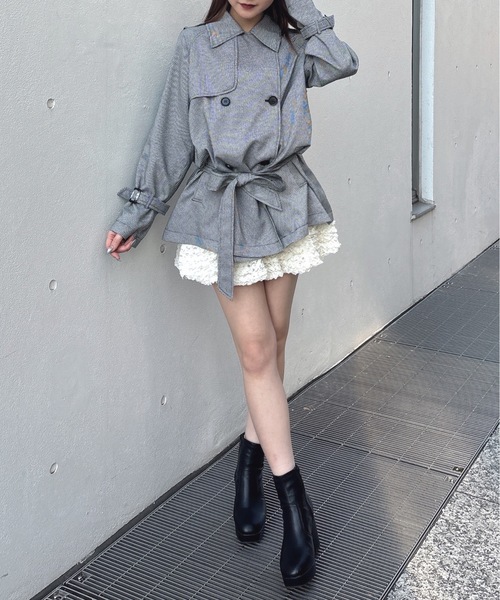 one way（ワンウェイ）の「トレンチコート（トレンチコート・レディース・ベージュ系その他/ベージュ/ネイビー/ブラック系その他・FREE）」の10枚目の写真