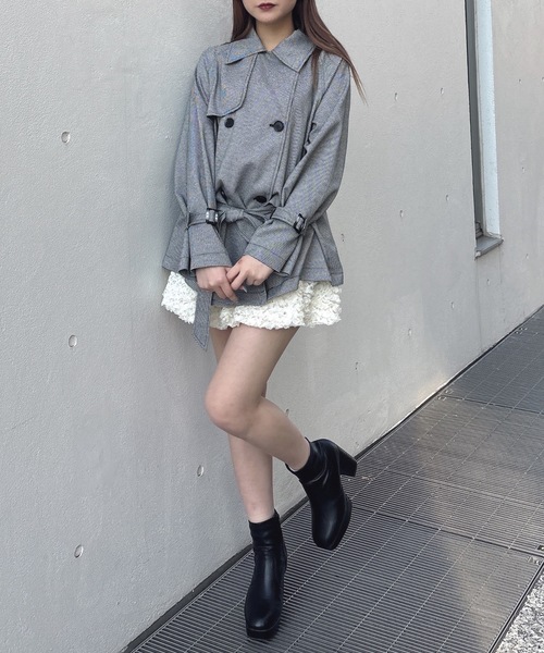 one way（ワンウェイ）の「トレンチコート（トレンチコート・レディース・ベージュ系その他/ベージュ/ネイビー/ブラック系その他・FREE）」の11枚目の写真