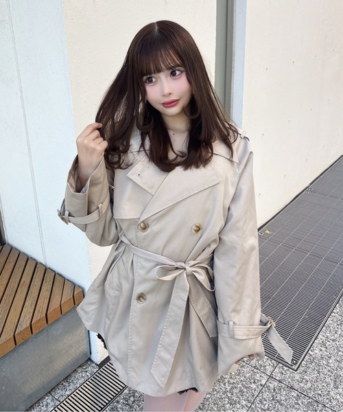 one way（ワンウェイ）の「トレンチコート（トレンチコート・レディース・ベージュ系その他/ベージュ/ネイビー/ブラック系その他・FREE）」の16枚目の写真