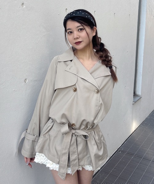 one way（ワンウェイ）の「トレンチコート（トレンチコート・レディース・ベージュ系その他/ベージュ/ネイビー/ブラック系その他・FREE）」の21枚目の写真