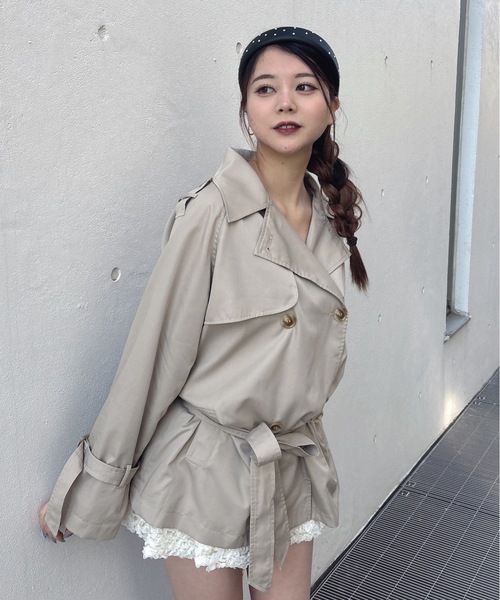 one way（ワンウェイ）の「トレンチコート（トレンチコート・レディース・ベージュ系その他/ベージュ/ネイビー/ブラック系その他・FREE）」の22枚目の写真