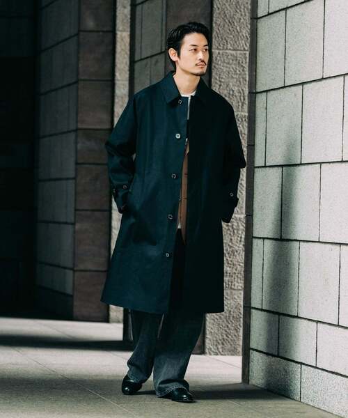 Mackintosh(マッキントッシュ)の「MACKINTOSH(マッキントッシュ) 別注 NEW BALFIELD(ステンカラーコート・メンズ・ベージュ/ブラック/ホワイト系その他・40/38/36)」の12枚目の写真