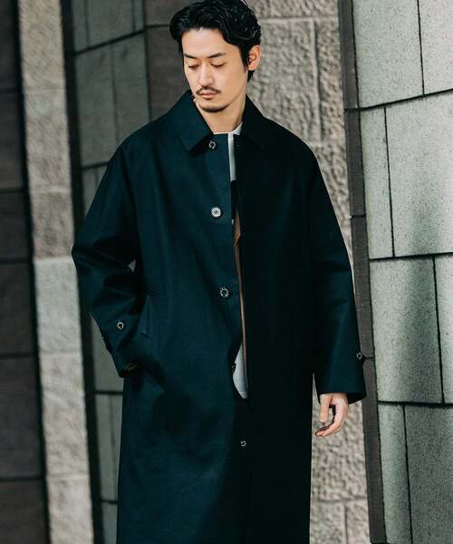 Mackintosh(マッキントッシュ)の「MACKINTOSH(マッキントッシュ) 別注 NEW BALFIELD(ステンカラーコート・メンズ・ベージュ/ブラック/ホワイト系その他・40/38/36)」の15枚目の写真