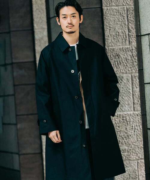 Mackintosh(マッキントッシュ)の「MACKINTOSH(マッキントッシュ) 別注 NEW BALFIELD(ステンカラーコート・メンズ・ベージュ/ブラック/ホワイト系その他・40/38/36)」の16枚目の写真