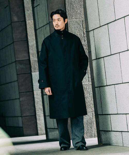 Mackintosh(マッキントッシュ)の「MACKINTOSH(マッキントッシュ) 別注 NEW BALFIELD(ステンカラーコート・メンズ・ベージュ/ブラック/ホワイト系その他・40/38/36)」の7枚目の写真