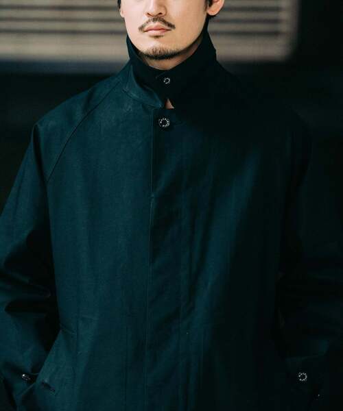 Mackintosh(マッキントッシュ)の「MACKINTOSH(マッキントッシュ) 別注 NEW BALFIELD(ステンカラーコート・メンズ・ベージュ/ブラック/ホワイト系その他・40/38/36)」の10枚目の写真